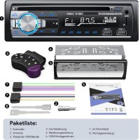 Автомобилно радио с CD BluetoothD1901,MP3,FM радио,2 USB порта за музика и зареждане,Нands free, снимка 3 - MP3 и MP4 плеъри - 42427803