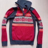 Красив и топъл, вълнен, дамски пуловер Kari Traa, размер S-M, снимка 3 - Блузи с дълъг ръкав и пуловери - 35786041