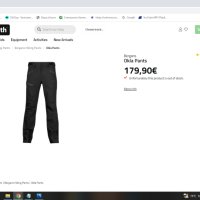 Bergans Of NORWAY OKLA Pants Stretch размер XL еластичен туристически панталон - 415, снимка 2 - Панталони - 41400693