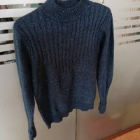 Тъмно син пуловер , снимка 6 - Блузи с дълъг ръкав и пуловери - 44398667