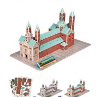 3D пъзел: Speyer Cathedral - Шпайерската катедрала - 3Д пъзели, снимка 2 - Игри и пъзели - 39347539