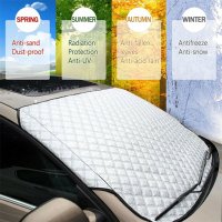 Покривало за предно стъкло на кола против сняг и замръзване, снимка 4 - Аксесоари и консумативи - 39883222