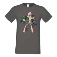 Мъжка тениска Iron Golem,Minecraft,Игра,Забавление,подарък,Изненада,Рожден Ден., снимка 6 - Тениски - 36494941
