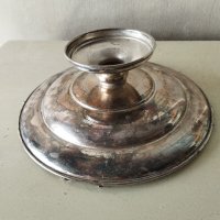 посребрена метална купа арт деко, снимка 5 - Други ценни предмети - 41575243