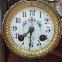 Страхотен антикварен френски каминен часовник , снимка 8 - Антикварни и старинни предмети - 38842866