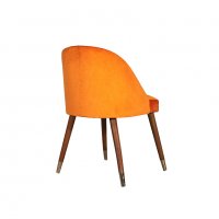 Трапезен стол, Arancia, Оранжев, снимка 3 - Столове - 39333949