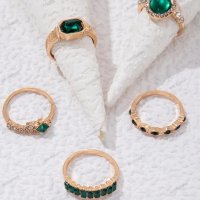Дамски моден комплект бижута(пръстени), 3модела - 023, снимка 5 - Пръстени - 41292682
