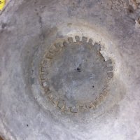 кована медна калайдисана възрожденска купа , снимка 7 - Антикварни и старинни предмети - 35907086