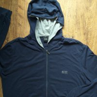 hugo boss jacket hooded - страхотно мъжко горнище КАТО НОВО, снимка 6 - Спортни дрехи, екипи - 40580781