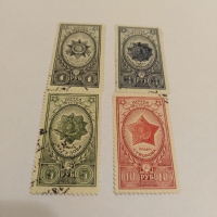 Пощенски марки Почта Ссср 1944, снимка 1 - Филателия - 44603439