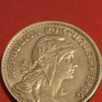Стара монета 50 сентавос 1964г. Португалия перфектно състояние за КОЛЕКЦИОНЕРИ 31460, снимка 4 - Нумизматика и бонистика - 44319994