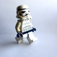 Голяма Лего Star Wars 2012 Play Visions Lego LED Torch Stormtrooper, снимка 6 - Колекции - 42672278