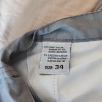 Мъжки памучен панталон - сив, снимка 4 - Панталони - 41555481