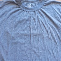Памучна мъжка сива тениска Борти размер L и 2XL, снимка 2 - Тениски - 41832780