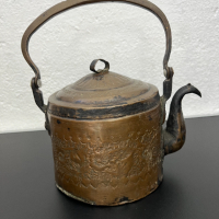 Османска медна кана / съд. №5135, снимка 1 - Антикварни и старинни предмети - 44512905