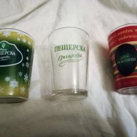Стъклени маркови чаши за мастика,ракия и др,по 0,70 лв, снимка 1 - Чаши - 41506031