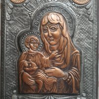Богородица с младенеца - изцяло ръчна изработка, снимка 1 - Други ценни предмети - 41259919