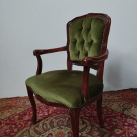 Бароково кресло Луи XV, снимка 4 - Дивани и мека мебел - 44686056