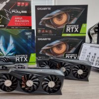 Видео карта GIGABYTE GeForce RTX3090 GAMING OC 24GB - 2 броя на път с доставка за 08.11, снимка 1 - Видеокарти - 34694308