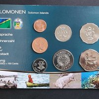 Соломонови острови.  1,2, 5,10,20, 50 цента. 1 долар. 2010 година., снимка 1 - Нумизматика и бонистика - 44214060