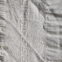 Бяла памучна кърпа с бродерия, снимка 3 - Други - 42295070