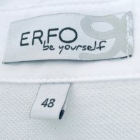 Красива бяла блуза/тениска ERFO BE YOURSELF Германия , снимка 6 - Тениски - 40636188