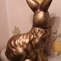  Порцеланови Великденски зайци, ръчно рисувани., снимка 7 - Статуетки - 36359420