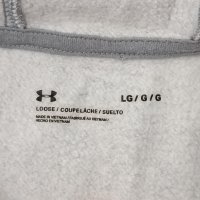 Under Armour UA Hoodie оригинално горнище L спортен суичър памук, снимка 3 - Спортни дрехи, екипи - 41873441