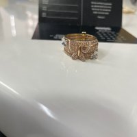 Златен пръстен 14 карата, снимка 1 - Пръстени - 41854960