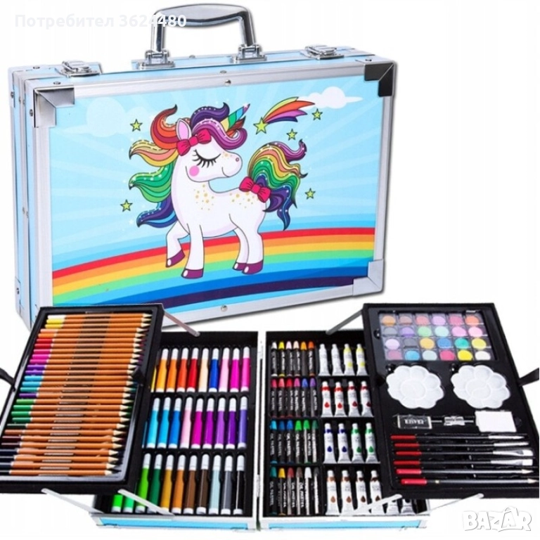 Детски Комплект за Рисуване 145 Части 4722, снимка 1