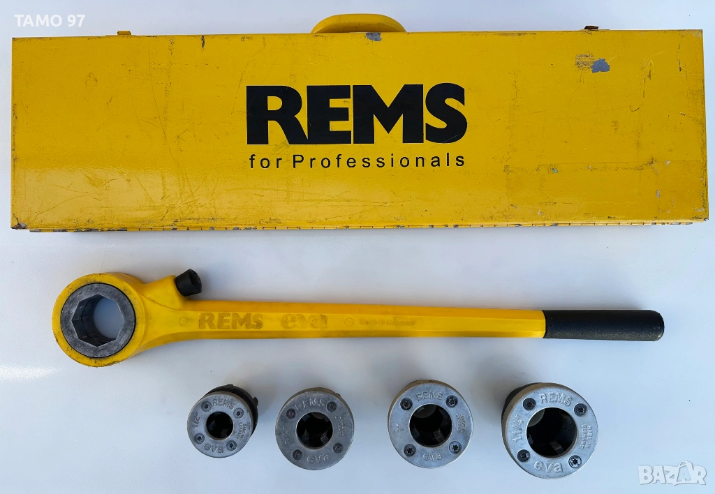 REMS EVA - Винтонарезка 1/2''-3/4''-1''-1 1/4'' като нова!, снимка 1