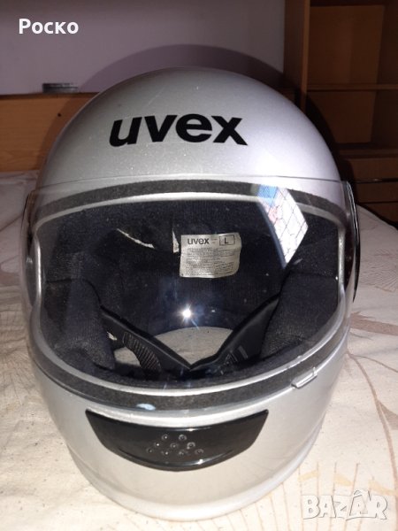 Мотокаска Uvex размер L 59-60 , снимка 1