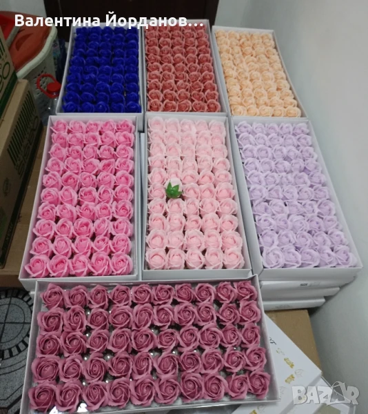 рози от пластичен сапун , снимка 1