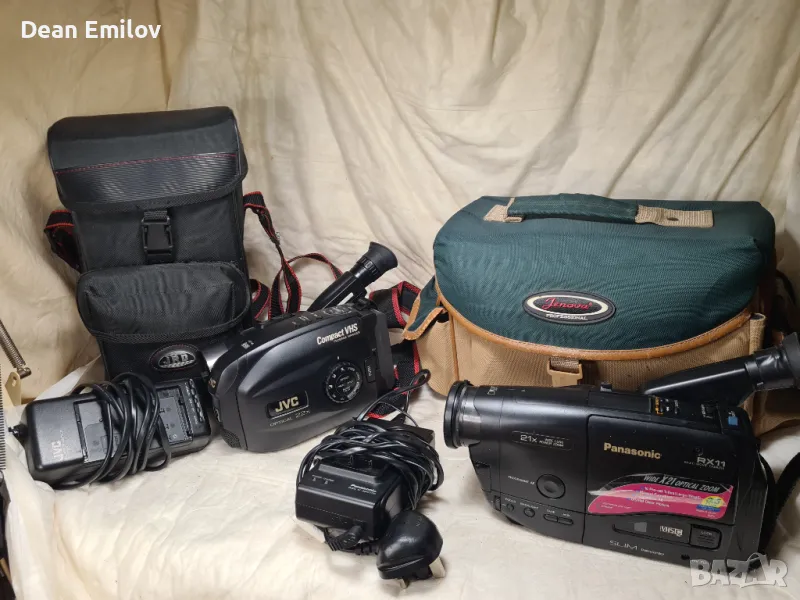 Видеокамери 2 броя работещи, снимка 1