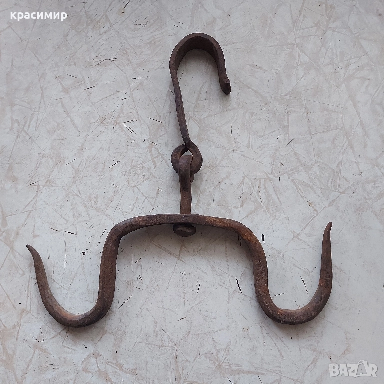 стар кован ченгел голям., снимка 1