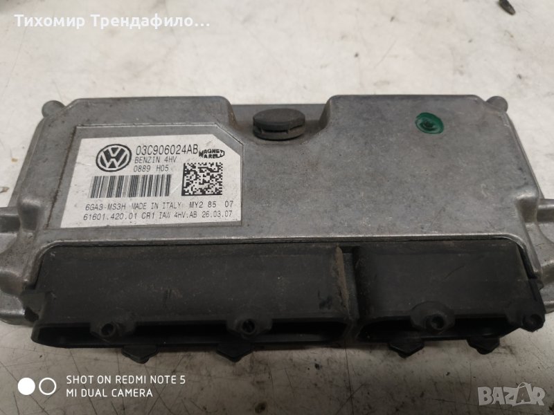 03C906024AB, 03C 906 024Ab, magneti marelli , benzin 4HV, IAW4HV.AB, 61601.420.01 Skoda Fabia 1.4 Pe, снимка 1