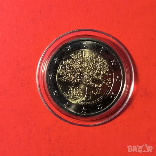 Португалия 2 евро 2007 Португалско председателство на Европа, снимка 1