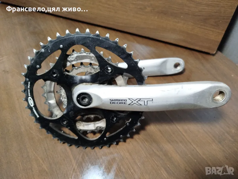 Курбел със средно движение за велосипед колело Shimano deore xt fc m 751, снимка 1