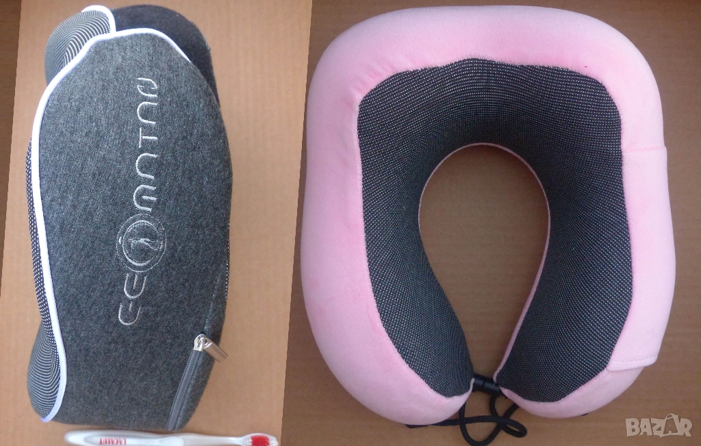 Възглавница за път пътуване - Мемори пяна, снимка 1