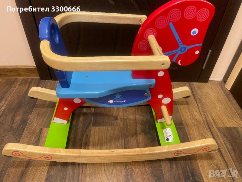Детско дървено конче , снимка 1