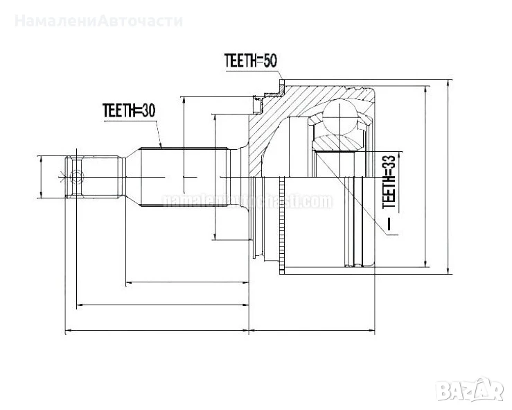 Предно външно каре MR528643 NPZMS054 Mitsubishi Pajero, снимка 1