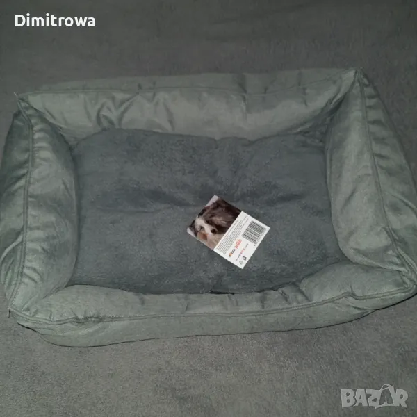 Нова с етикет 59/41/15см ВЪЗГЛАВНИЦА / ЛЕГЛО за домашни ЛЮБИМЦИ сиво, снимка 1