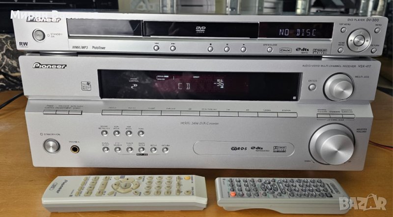 Ресийвър PIONEER VSX - 417 + DVD Player - PIONEER DV-300, снимка 1