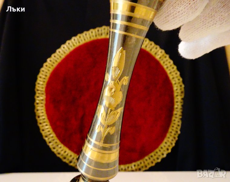 Бронзова ваза,свещник,роза. в Вази в гр. Разград - ID42626404 — Bazar.bg