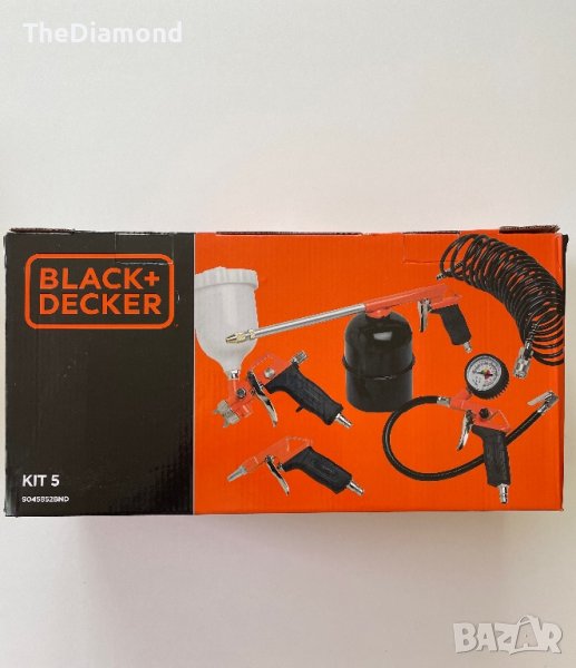 BLACK & DECKER Комплект пневматични инструменти 5 ч, 9045852BND, снимка 1