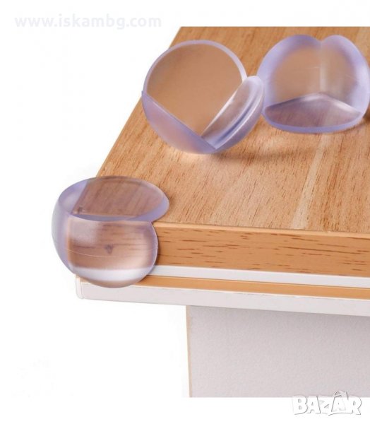 КРЪГЛИ, МЕКИ ПРОЗРАЧНИ ПРОТЕКТОРИ ЗА ЪГЛИ И РЪБОВЕ НА МЕБЕЛИ - КОД 3171, снимка 1