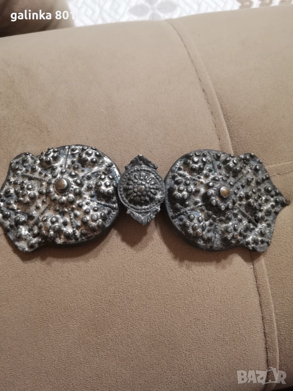 Стари посребрени пафти, снимка 1