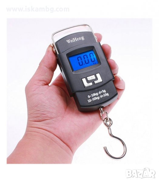 ЕЛЕКТРОННА ВЕЗНА, РИБОЛОВНА, КАНТАР ДО 50 КГ. - код 0203, снимка 1
