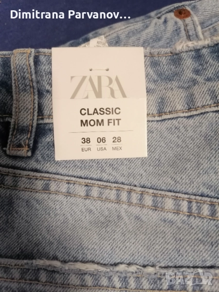 Дамски дънки ZARA, снимка 1