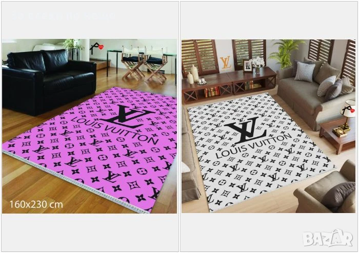 Louis Vuitton Килим 160х230см - Налични Различни Цветове Код E625, снимка 1